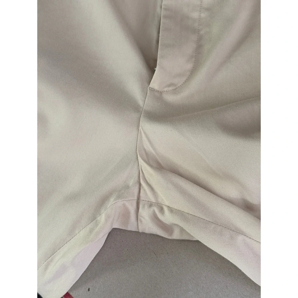 COS Trouser Pants Mens 34R Beige Elastic Waist Twill Casual Minimalist Modern
